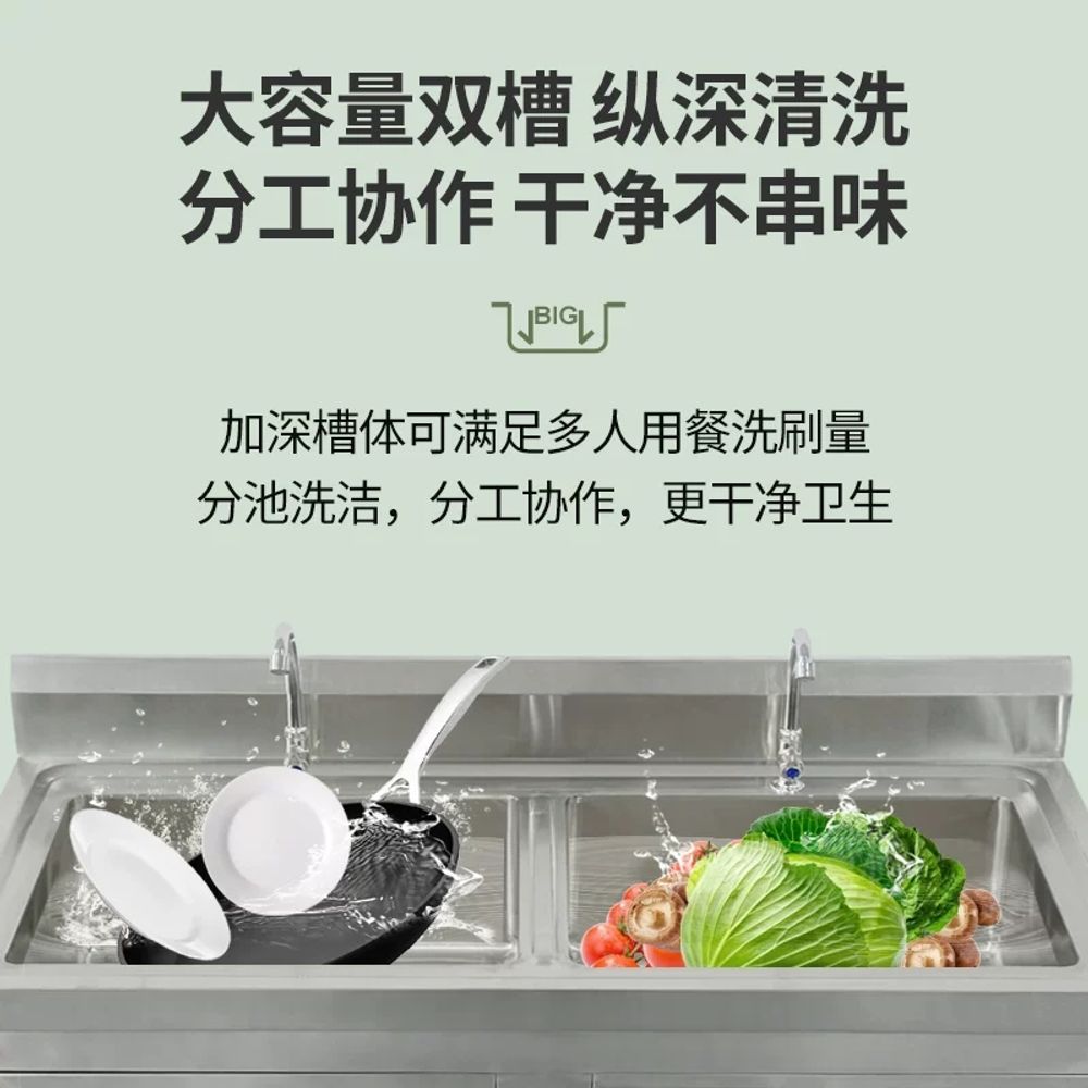 업소용 스텐싱크대 야외 식당 설거지 학교 세정대 영업용 배수구 농막 세척대 - 상세 이미지 4