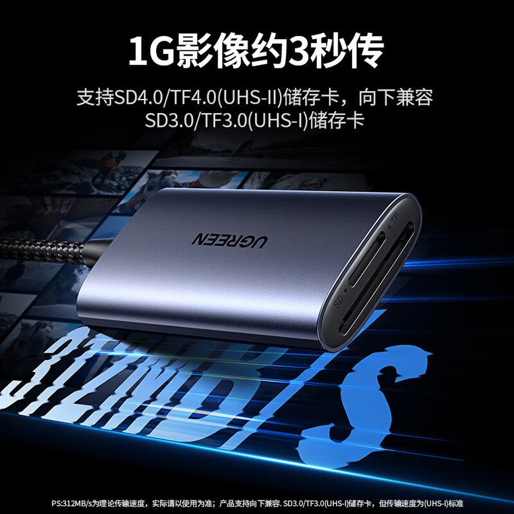 USB C SD 리더 카드 메모리 속도 UHSII 4 0 빠른 - 상세 이미지 2