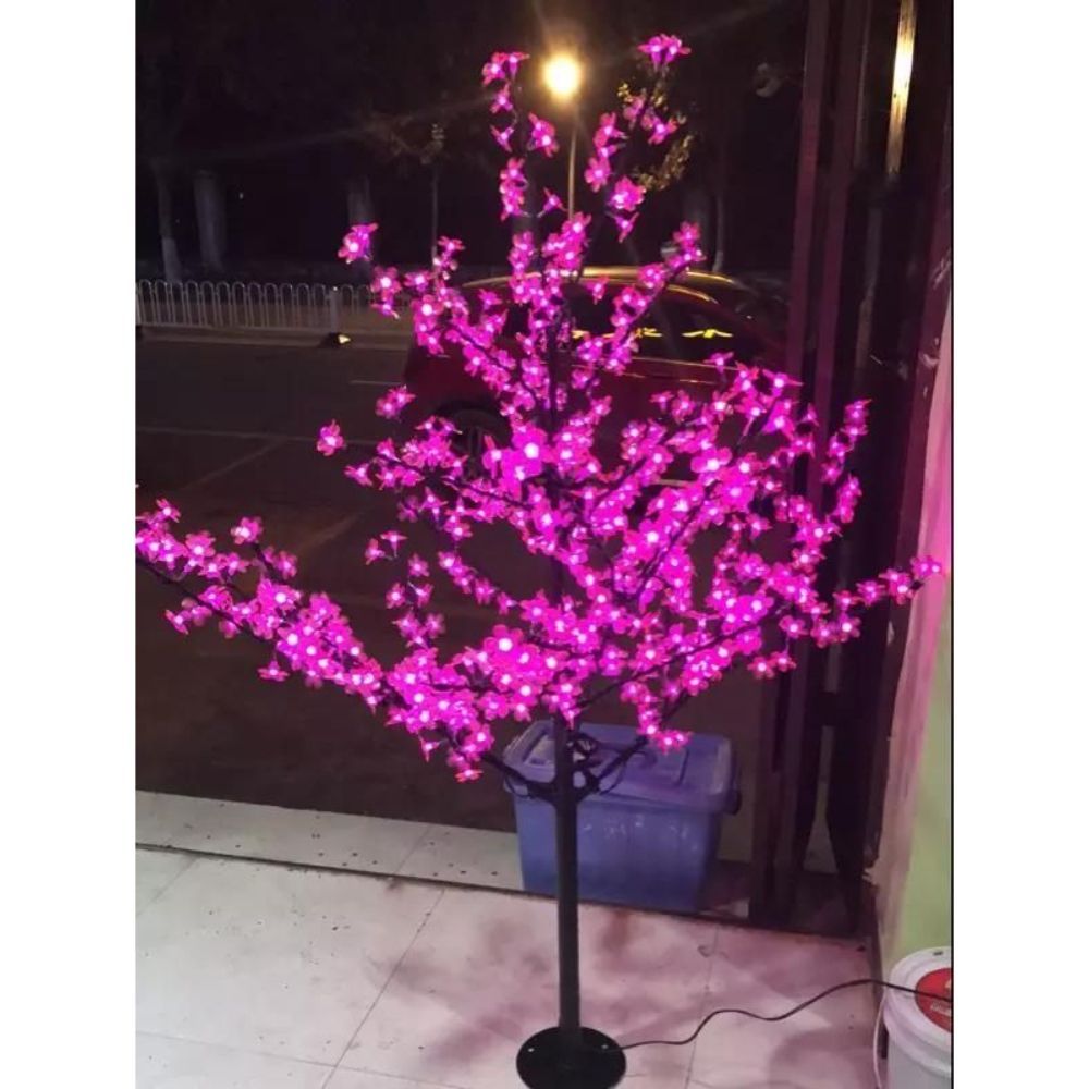 LED 인조벚꽃나무조명 높이 실내 장식등 인테리어 조화 라이트 인공 커피 화분 야외 - 상세 이미지 2