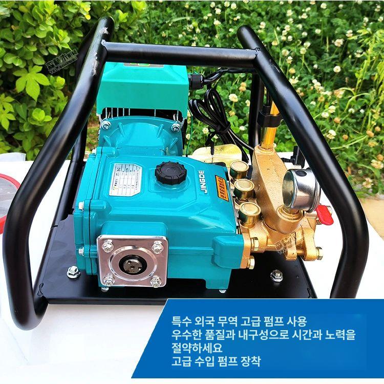 동력 농약분무기 전기식 펌프 농약살포기 세척기 가반형 고압살수기 가솔린 압력 - 상세 이미지 3