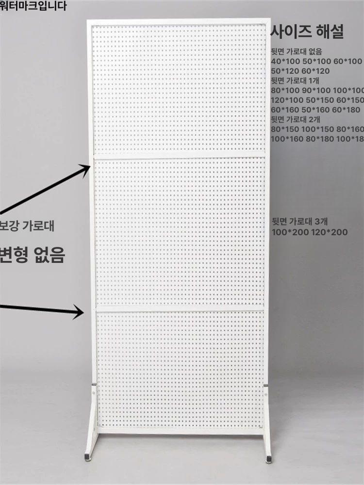 타공판 벽걸이 수납 선반 공구 보관함 스텐 후크 도구 정리대 철재 디스플레이 대형 - 상세 이미지 2
