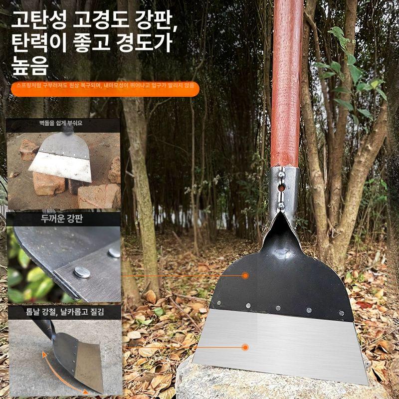 정원 호미 잡초 제거 도구 뽑기 초호미 풀 잔디 손잡이 제초 용품 - 상세 이미지 4