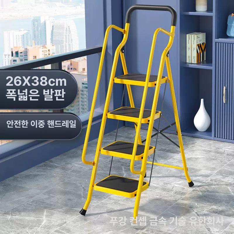 접이식 안전계단사다리 자립식 안전난간 창고 손잡이 실내사다리 다락방 천장 - 상세 이미지 2