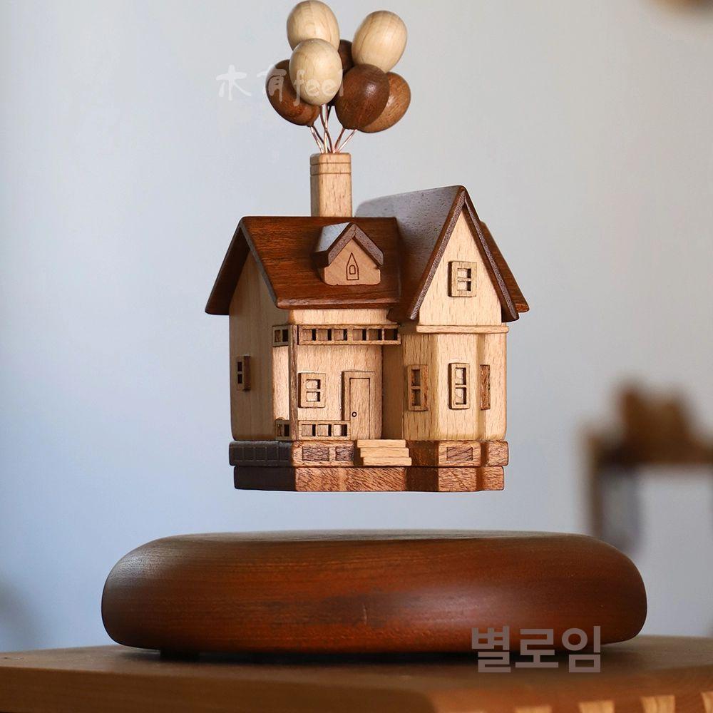 원목 현관 벽장식 받침대 거실 인테리어 오브제 수공예 조각 집들이 선물 - 상세 이미지 5