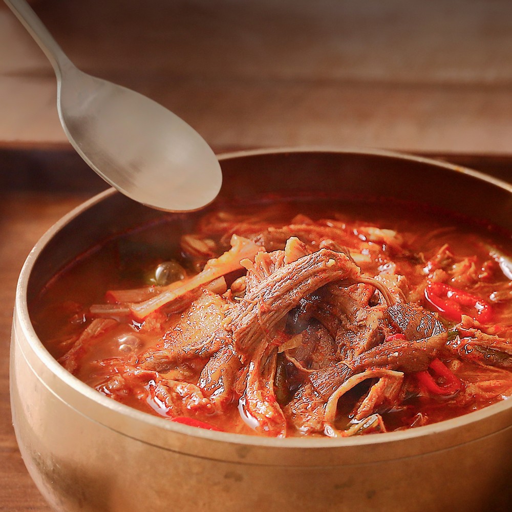 [푸딩픽] 전문점맛 간편 정통 국밥 해장국 1인분 밀키트 전통육개장, 150g, 1개 - 상세 이미지 5