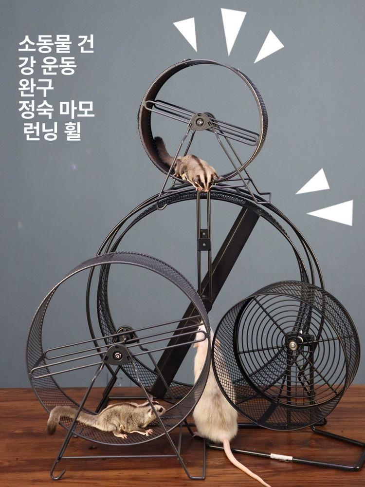 애완동물 친질라 쳇바퀴 철제 고양이 러닝 손톱 기니피그 다람쥐 휠 햄스터 애완 장난감 빅 - 상세 이미지 3