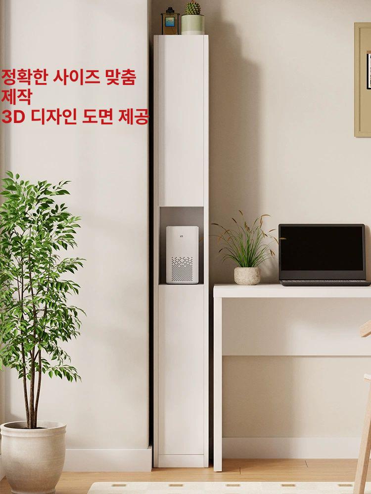 키큰 주방 수납장 슬림 틈새 팬트리 깊은 선반 다용도 부엌장 김치냉장 - 상세 이미지 2