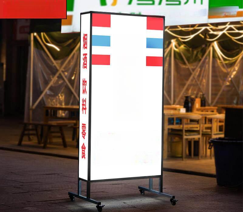 태양광 야외 간판 조명 방수 스탠드 야시장 전시용 LED 실외 디스플레이 - 상품 이미지