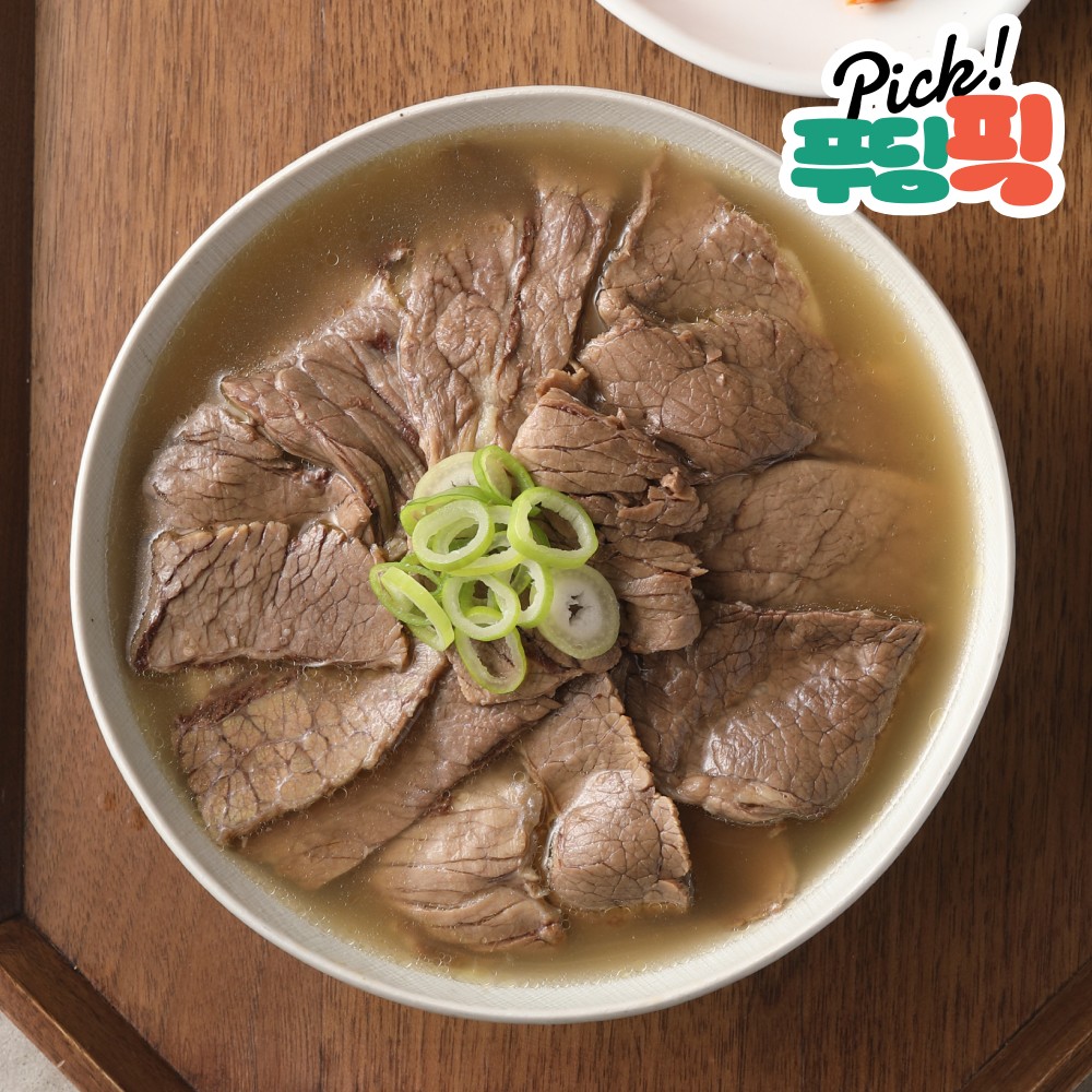 [푸딩픽] 전문점맛 간편 정통 국밥 해장국 1인분 밀키트 나주곰탕, 110g, 1개 - 상품 이미지