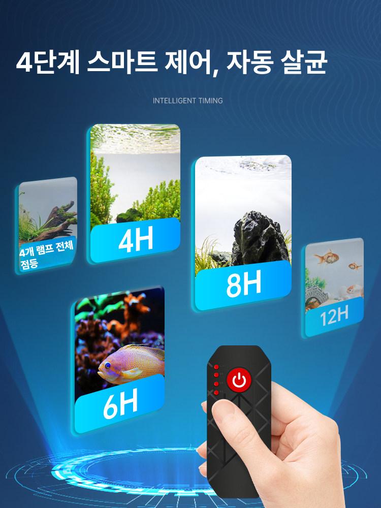 올렌토 어항uv살균기 살균기 열대어 어항 살균램프 UV 3W 스위치 8.5cm 0.6m 이하 미포함 - 상세 이미지 4