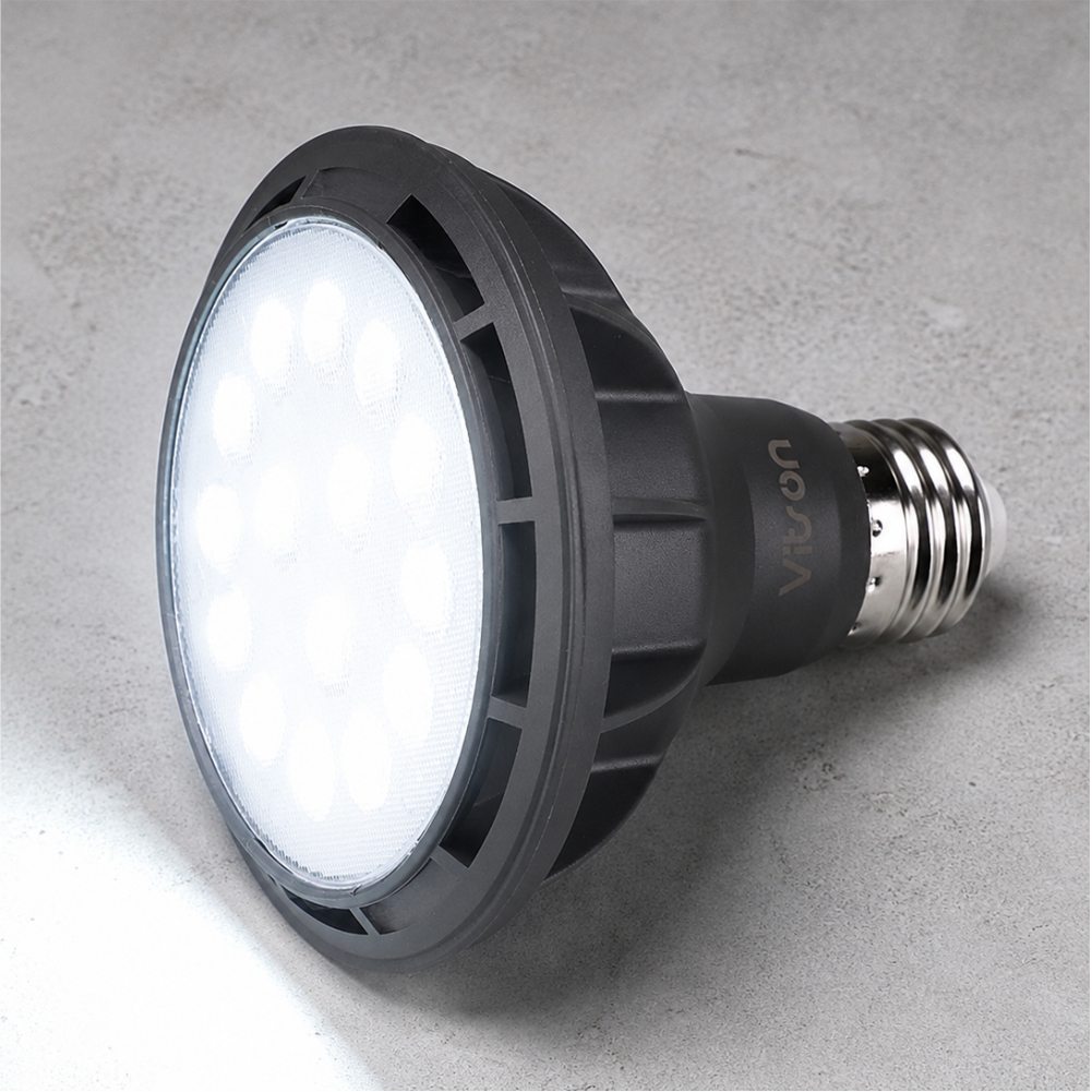 LED PAR30 램프 W1 블랙 집중형 15W 주광색 6500K 매장 레일 조명 비츠온 - 상품 이미지