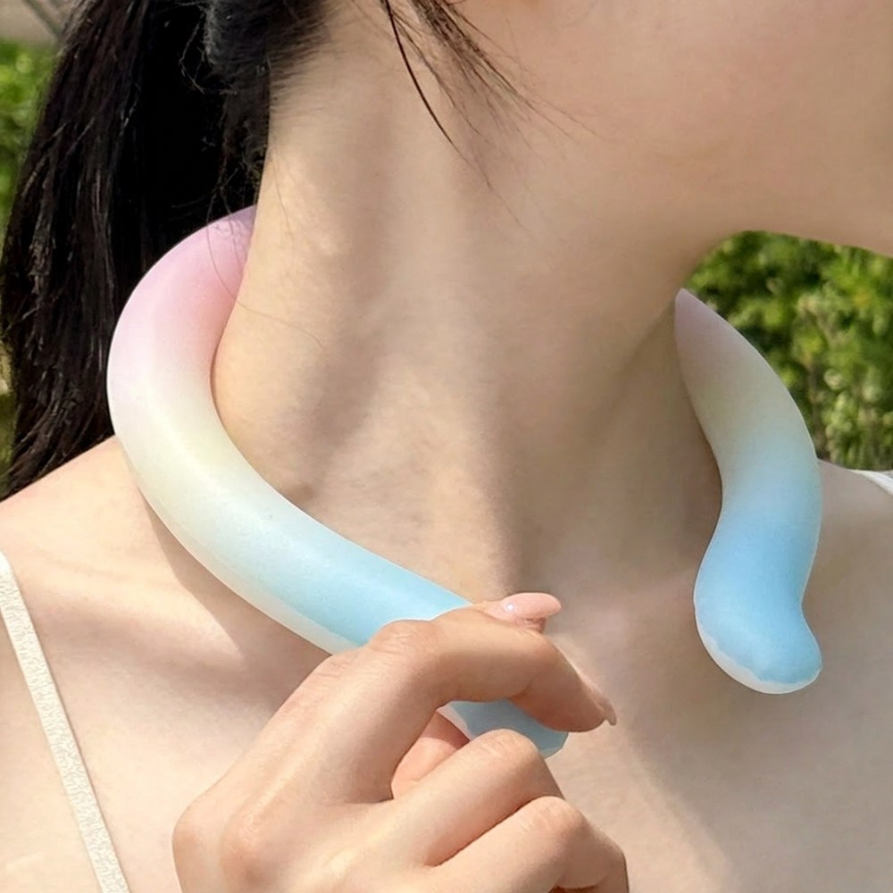 넥쿨러 여름필수 아이스 쿨스카프 냉감 18도 동결 - 상품 이미지