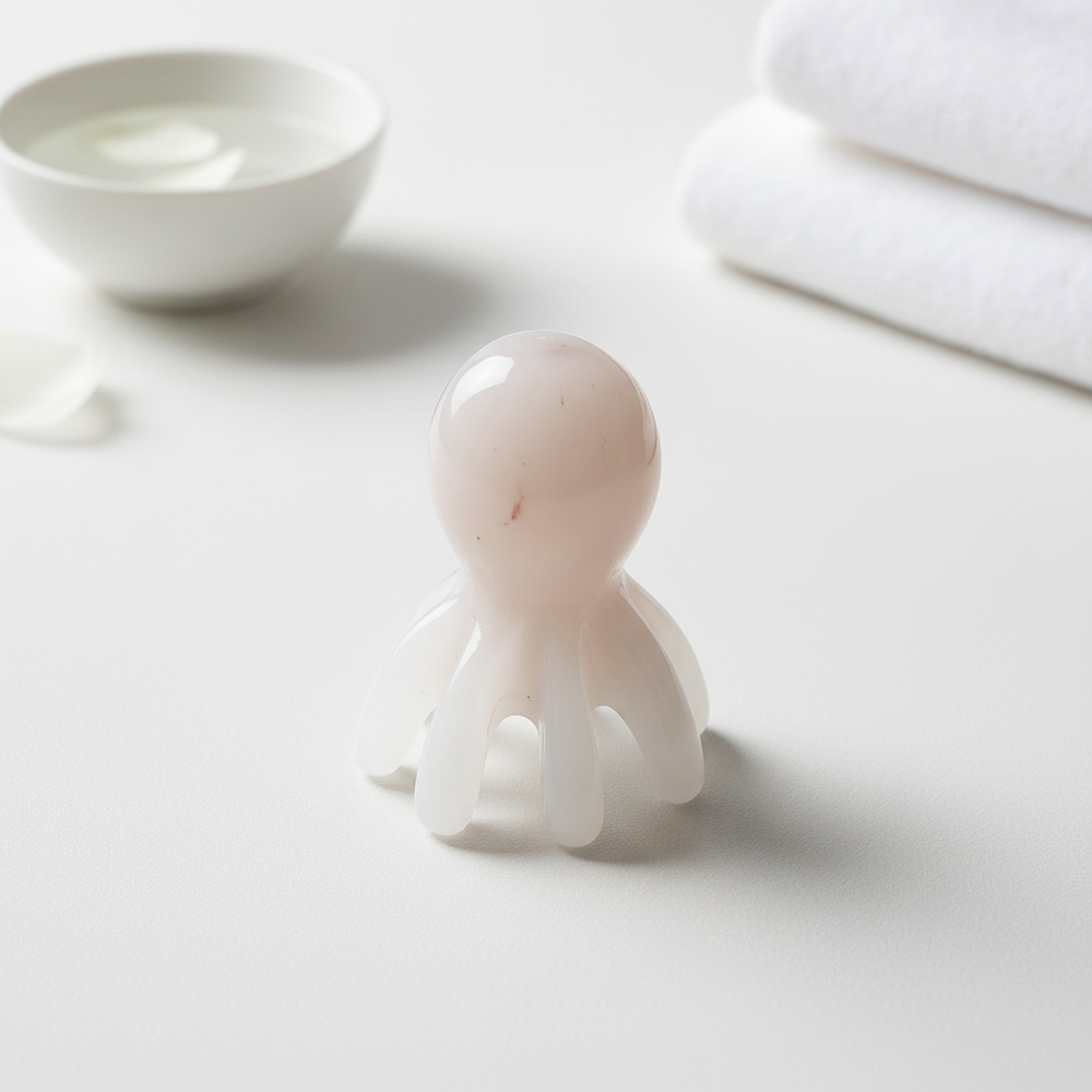 플림 문어괄사(라지) 얼굴 머리 두피 괄사 마사지기 림프순환마사지 이미지 6