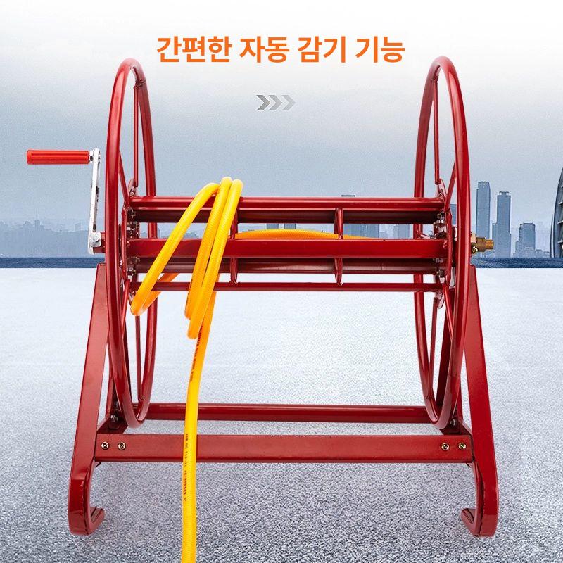 호스 권취기 농업용 관수 줄감기 가이드 단일 길이조절 두께관 정리 릴 - 상세 이미지 3