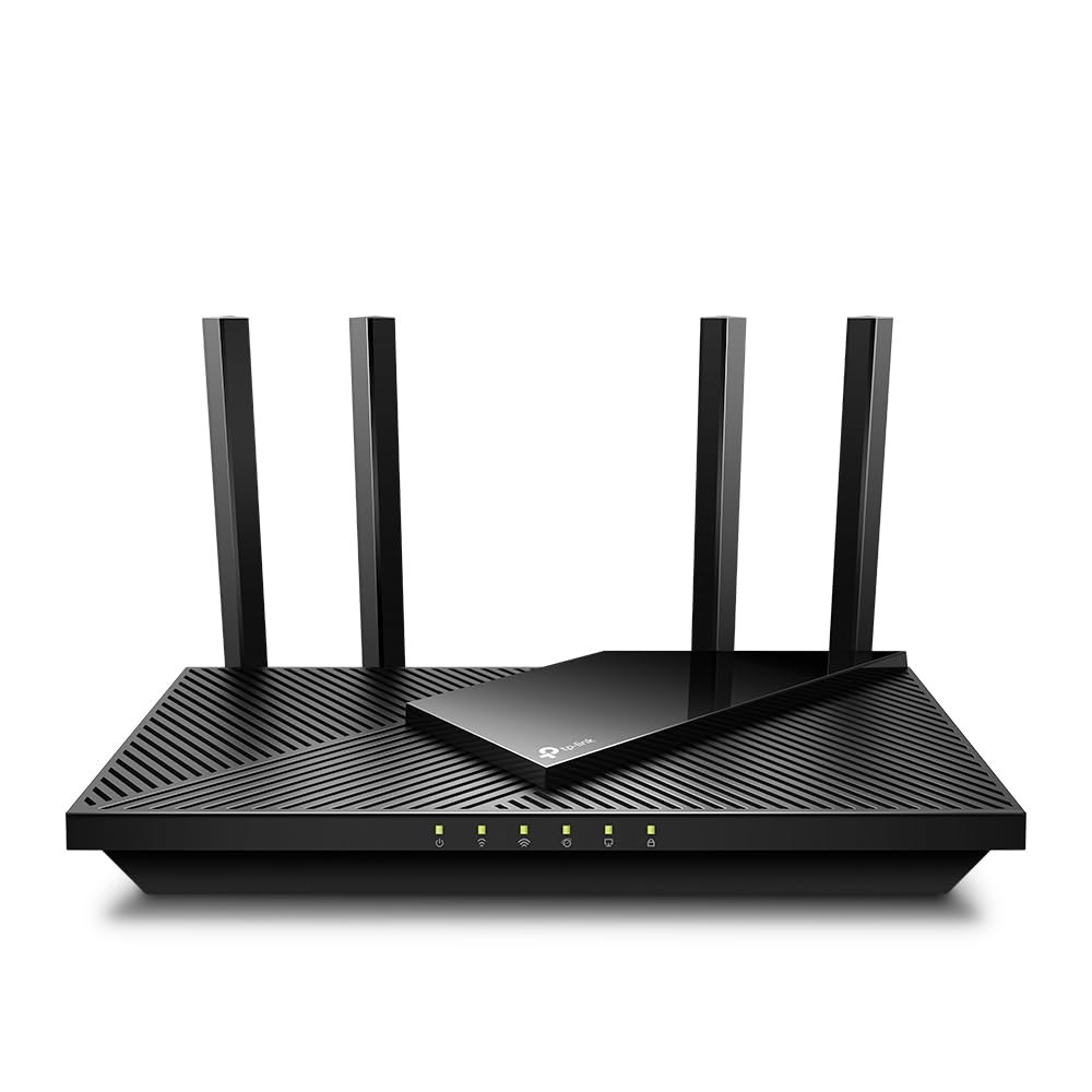 TP-Link AX1800 WiFi 6 라우터(Archer AX21 V5) u2013 듀얼 밴드 무선 인터넷, 기가비트, 이지 메시, Alexa와 연동 - 인증된 인간 기기, 무료 - 상품 이미지