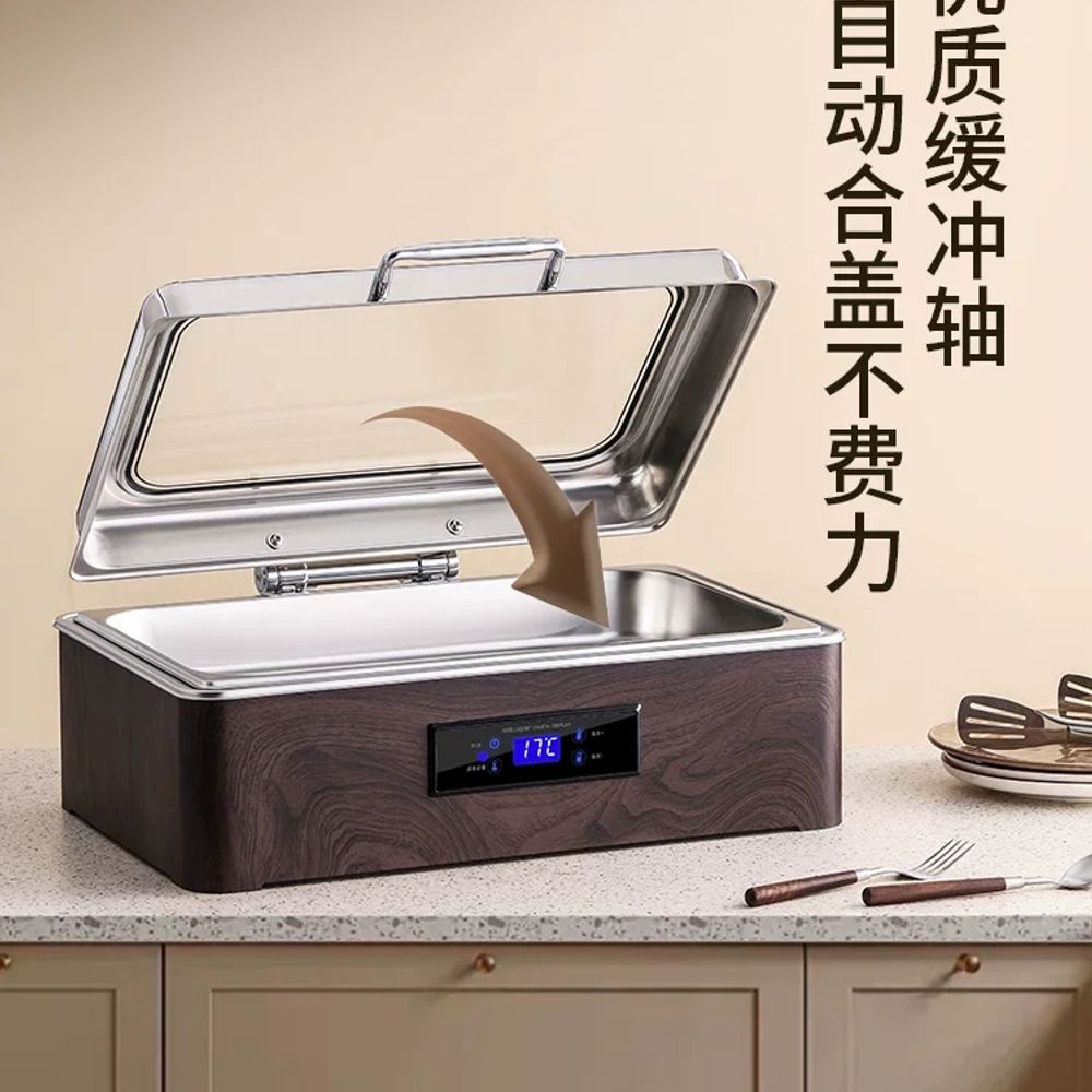 전기 워머기 반찬 차핑디쉬 호텔 챠핑디쉬 가열기 중탕기 뷔페워머 뷔페용 부페 - 상세 이미지 5