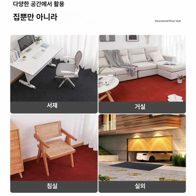 코코넛 야자 롤 카펫 매트 주차장 출입문 베란다 사무실 야외용 방수 미끄럼방지 - 상세 이미지 5