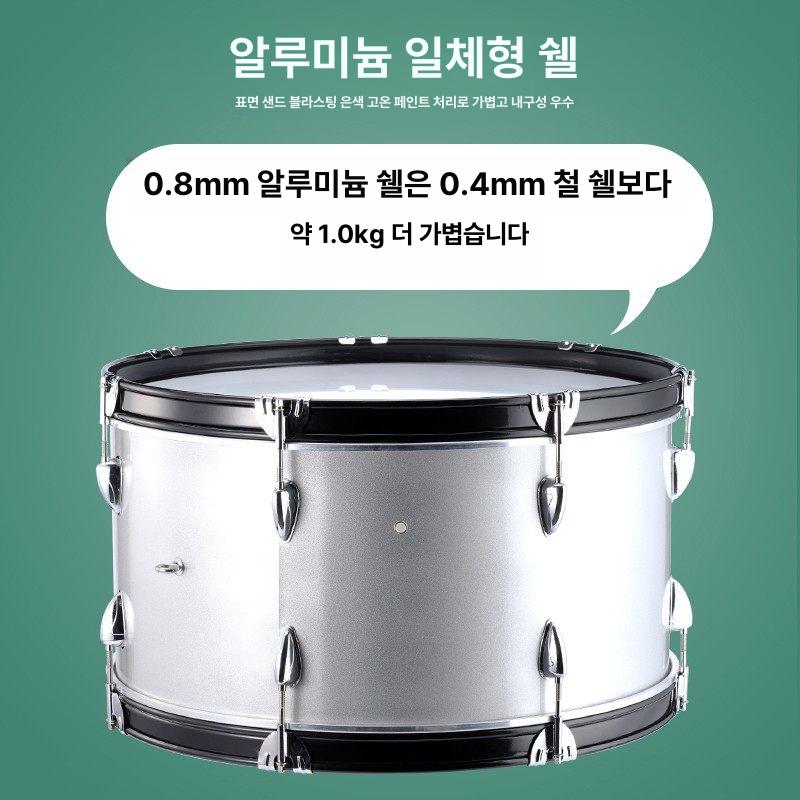 군악대 스네어드럼 타악기 백 드럼 드럼백 보관 배낭 미니북 전용 프레임 가방 스트랩 큰북 - 상세 이미지 2