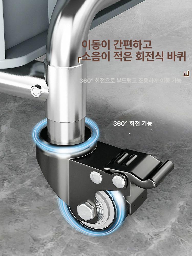 방수 청소도구정리함 식당 걸이대 대걸레 청소용품 청소도구보관함 청소도구함 밀대 - 상세 이미지 4