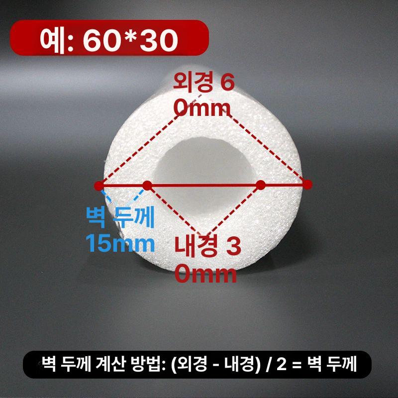 원형 스펀지 단열 덮개 식품 배송 완충재 보온 패킹재 도넛형 압축 충격완화 포장용품 - 상세 이미지 2