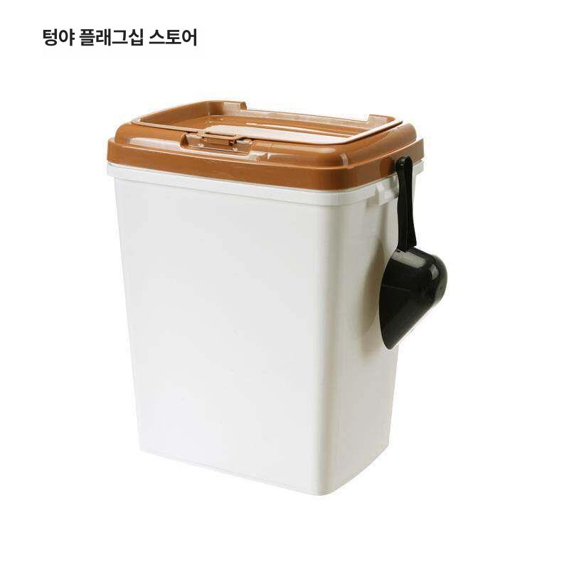 반려동물 밀폐 사료통 대용량 보관함 건식 습식 사료 보존 용기 개 고양이 먹이통 - 상세 이미지 5