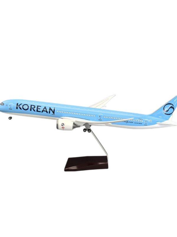 합금 비행기 모형 여객기 하늘색 장식품 인테리어 비행 항공기 프리미엄 - 상품 이미지