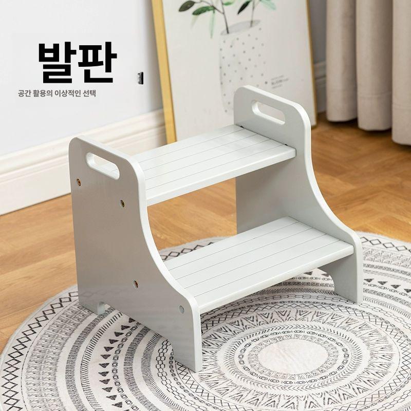 우드 디딤판 접이식 목재 데크 플랫폼 발코니 발받침 현관 발판계단 단차 간이 실내 - 상세 이미지 3