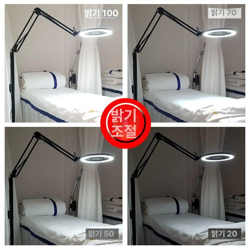 네일 반영구링조명 라이트 작업대 작업등 문신 램프 미용 스탠드 색상조절 반영구조명 - 상세 이미지 3
