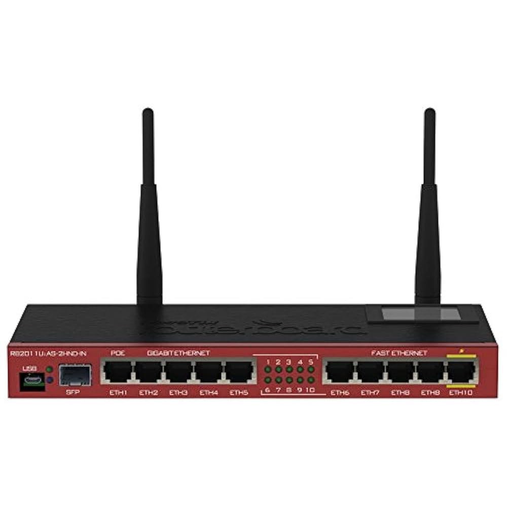 MikroTik RB2011UiAS-2HnD-IN Router 5xGB 5x10 /100 - 상품 이미지