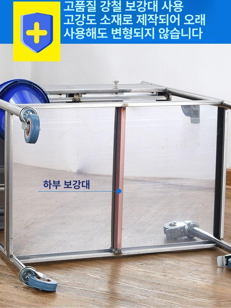 스테인리스 드레싱 카트 서랍식 의료용 작업대 용접 장비 수술 트롤리 - 상세 이미지 3