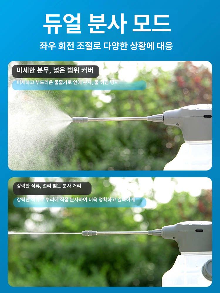 원예분사기 압축물분사기 세차건 고압분무기 물주기 정원 세차분무기 스프레이 워터건 - 상세 이미지 4