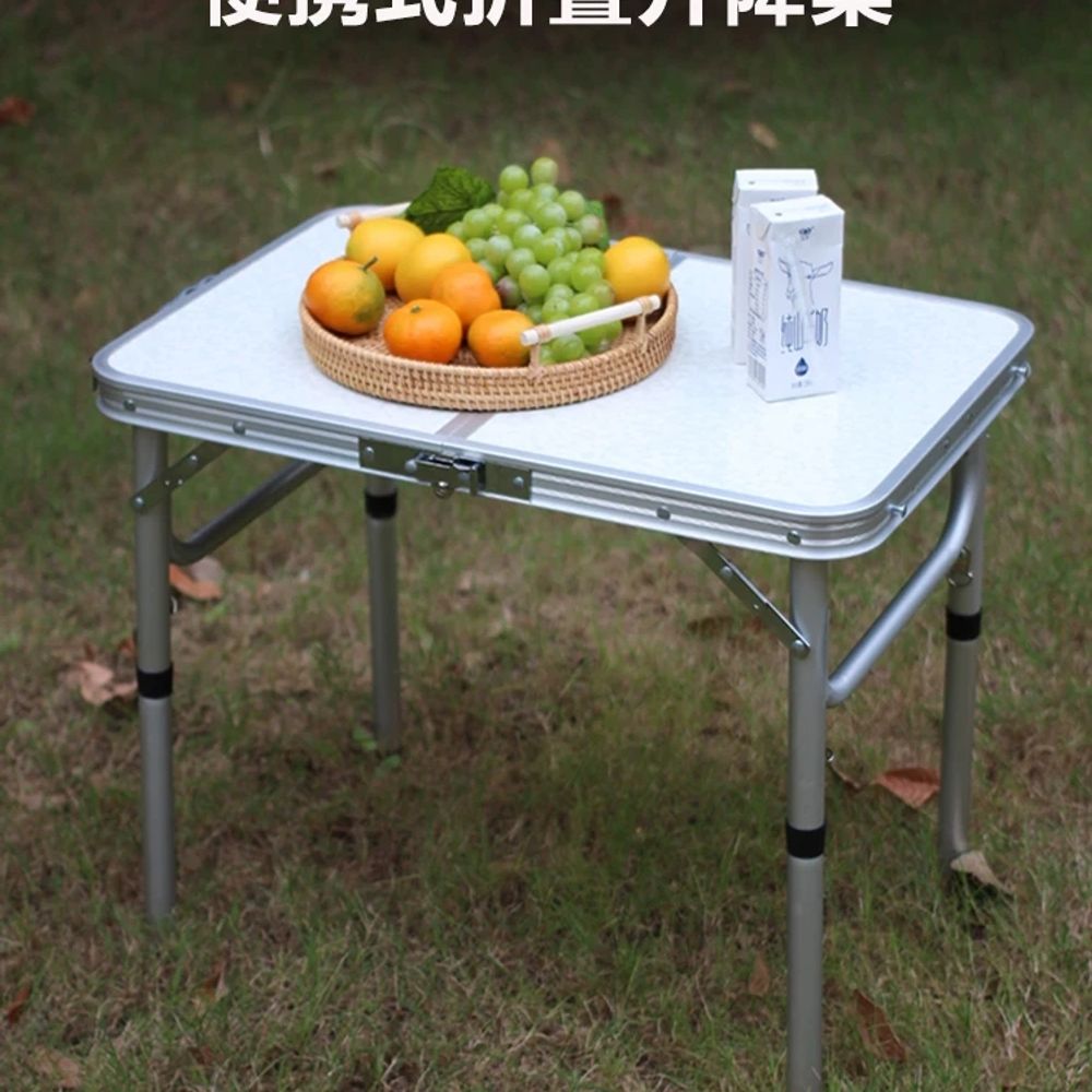 스테인레스 캠핑용테이블 휴대용 보조 바베큐 탁자 사이드 낚시 캠핑용접이식테이블 - 상세 이미지 2