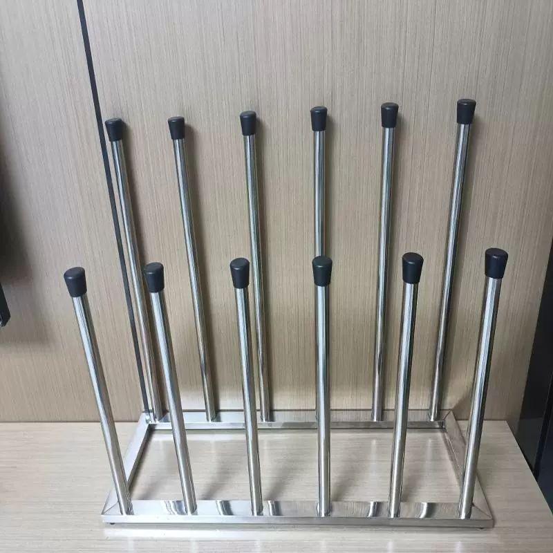 장화 수납 건조 보관대 물빼기 스텐 롱부츠 정리 걸이 선반 꽂이 - 상세 이미지 4