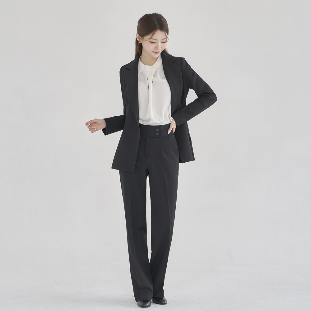 여성 정장 바지 일자핏 팬츠 슬림 [헬로우] 이미지 7