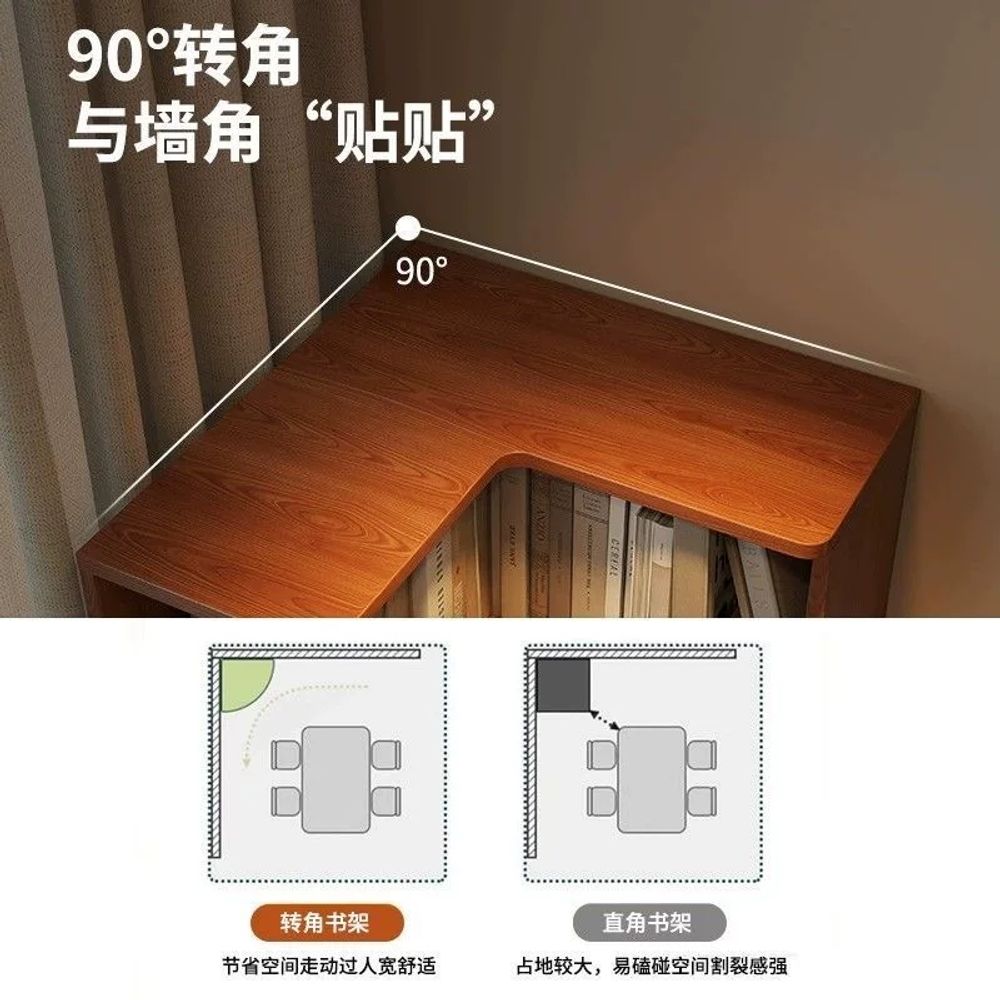 코너장 캐비닛 삼각코너 코너수납장 장식장 삼각형 구석장 모서리선반 코너선반 - 상세 이미지 3