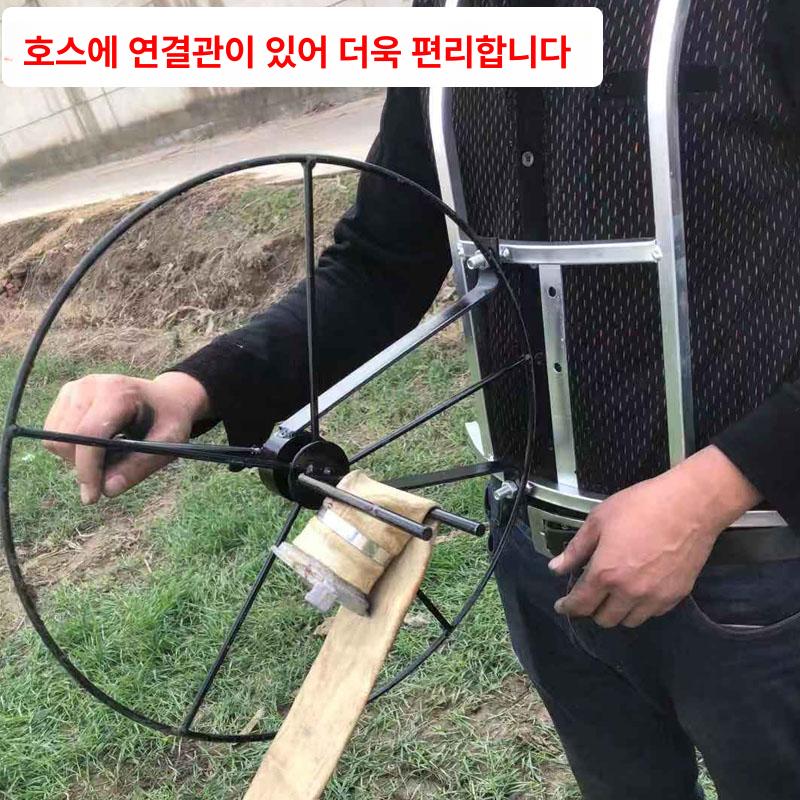 호스 권취기 농약 분무기 튜브 감기 자동 릴 정리 수동 권치 기계 - 상세 이미지 2