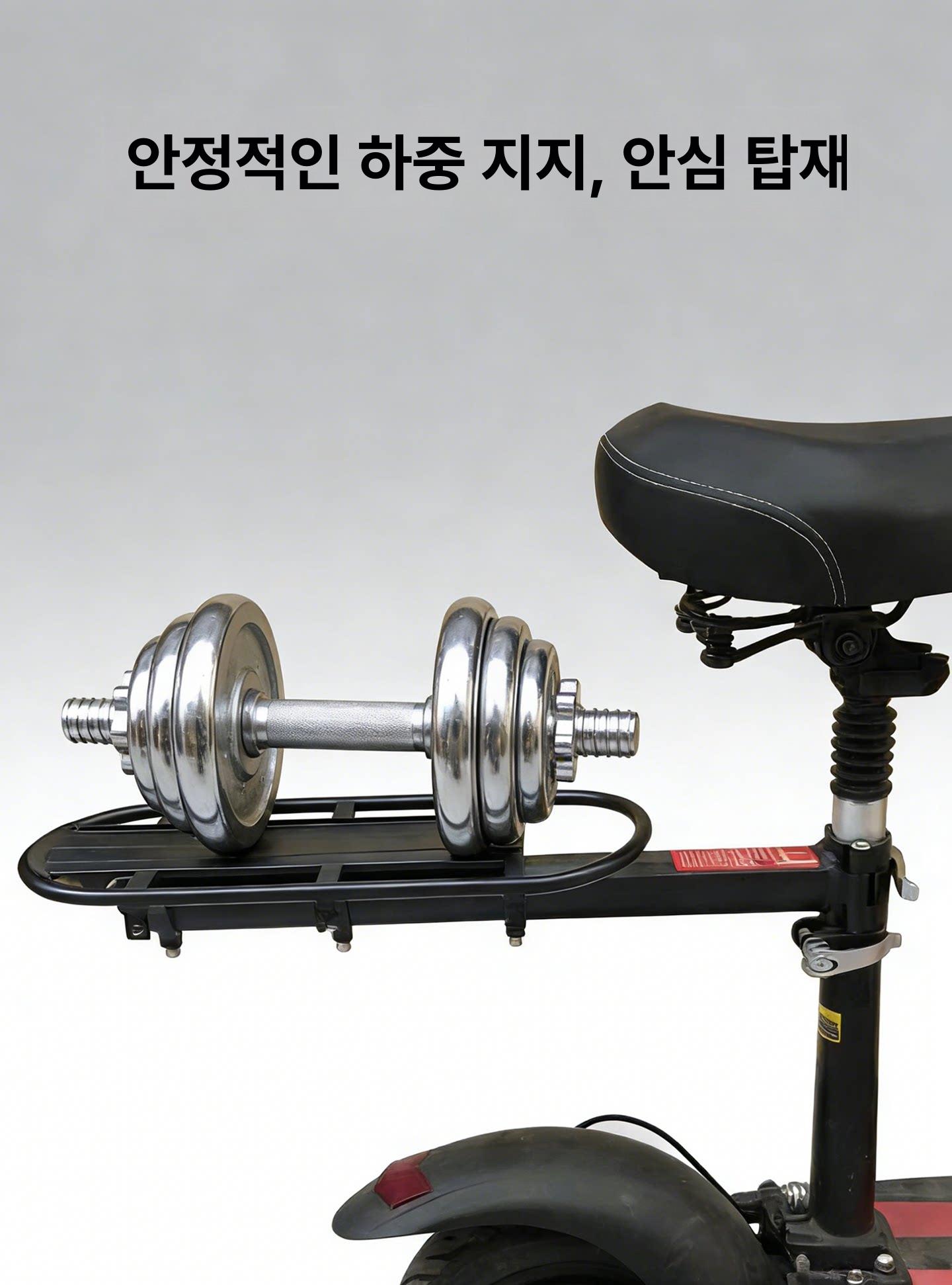 전동킥보드가방 방수 뒷바구니 수납 핸들가방 거치대 파우치 자전거바구니 - 상세 이미지 4