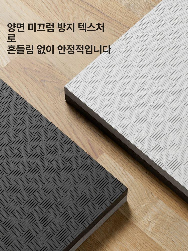 런닝머신 충격 흡수 방음 운동기구매트 고무 방음매트 소음방지 방지 바닥 자전거 헬스 실내 - 상세 이미지 5