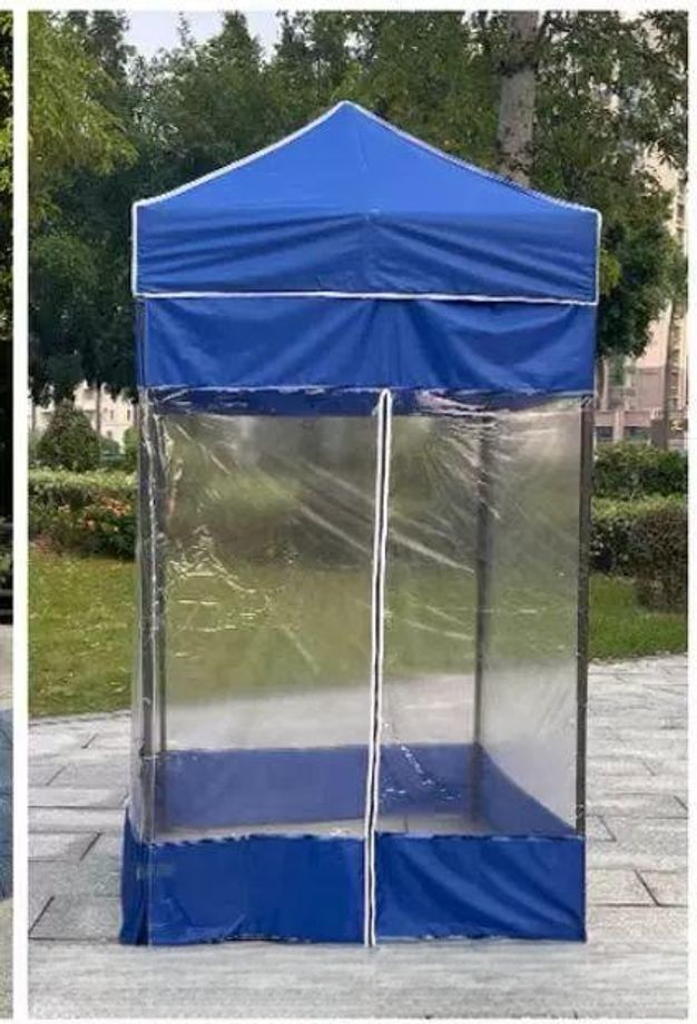 메시 야외투명천막 가제보 덮개 그늘막 텐트 타포린 커버 테라스 온실 자바라 방수포 - 상세 이미지 2