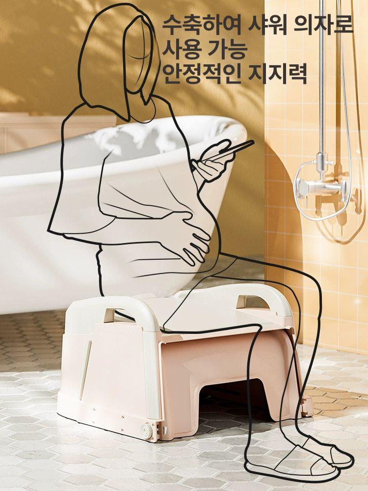 샤워기 샴푸의자 간이 마사지 헤드스파 머리감기 샴푸대 가정용 헤어케어 - 상세 이미지 2