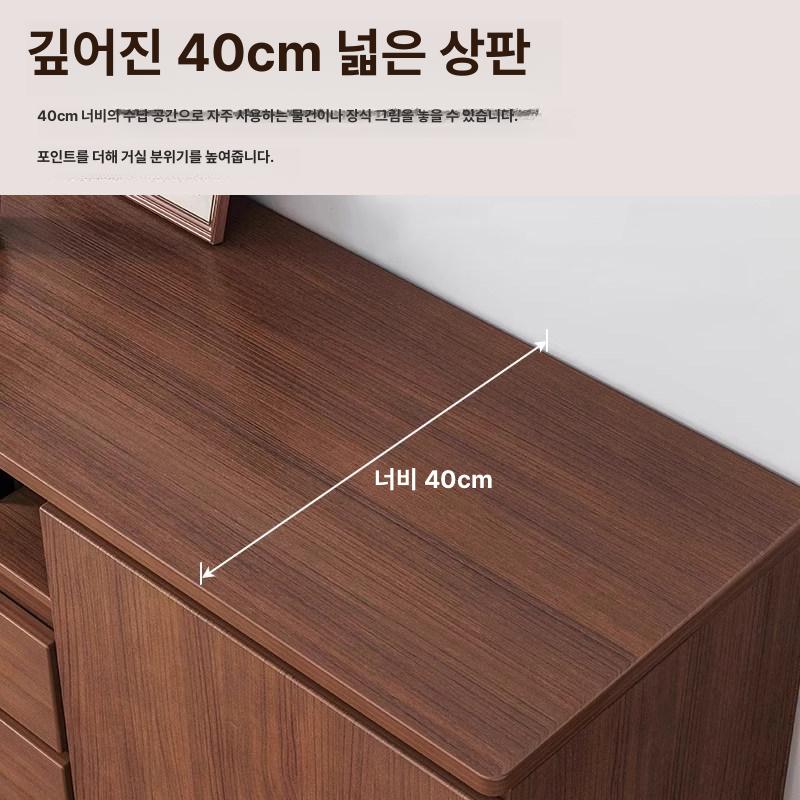 우드 원목가구받침대 거실장 수납장 티비다이 선반 티비장 엔틱 - 상세 이미지 4