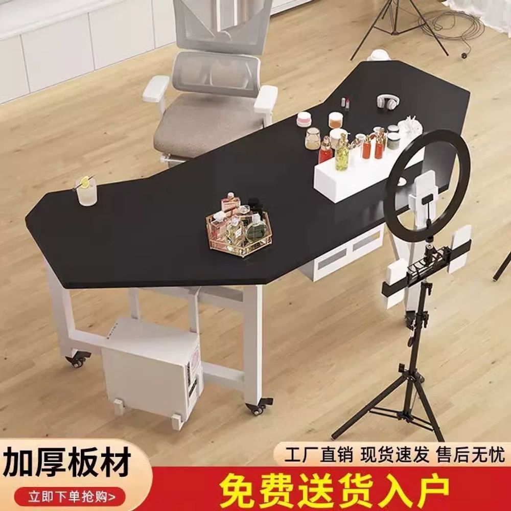 방송용 테이블 게임책상 사무용 데스크탑 모던 게이밍책상 컴퓨터책상 게임용 심플 - 상세 이미지 5