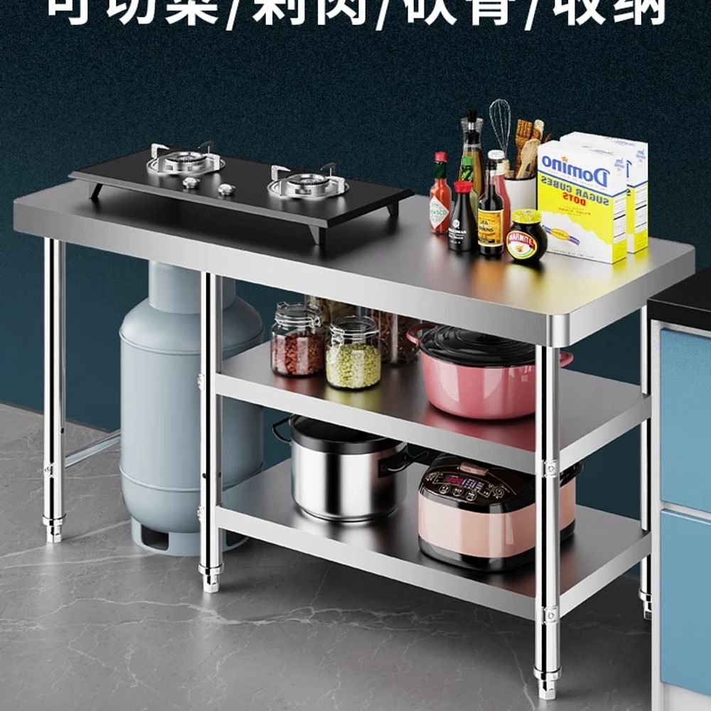 수납장 주방선반 상부선반 업소용작업대 상부장 각파이프 스텐조리대 정리대 스텐선반 - 상세 이미지 4