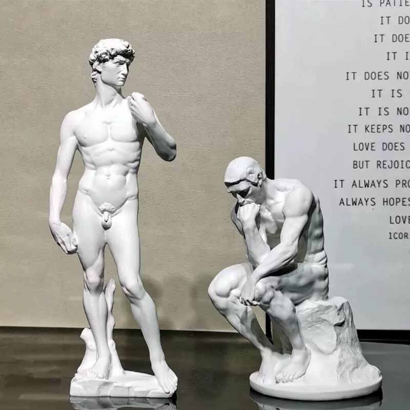 화실 석고상 전신 소품 흉상 미술 교육용 조각상 데생 모델 - 상세 이미지 2