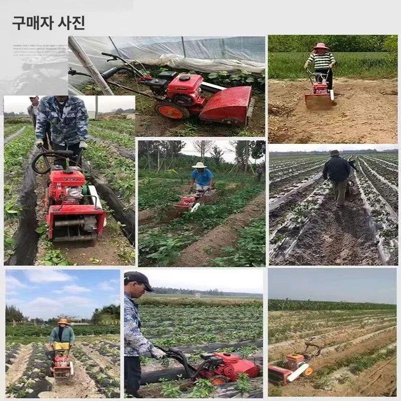 소형 로터리 경작기 텃밭 가솔린 엔진 밭갈이 농기계 밭 경운 기구 - 상세 이미지 3