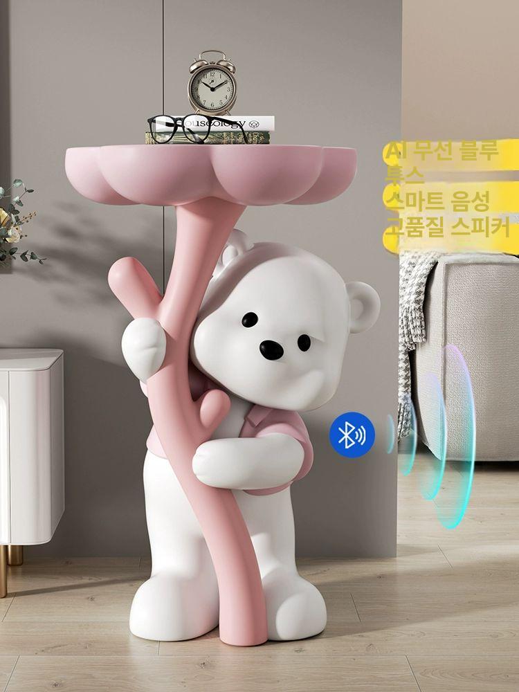 캐릭터 사이드테이블 침대 옆 소품 커피테이블 인테리어 장식 빈티지 거실협탁 카페 - 상세 이미지 4