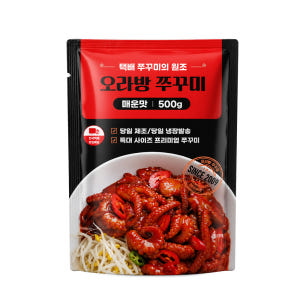 [매운맛] 17년 전통의 오라방 쭈꾸미 500g, 6개 맛있게 먹은 솔직 후기 - 상품 이미지 2