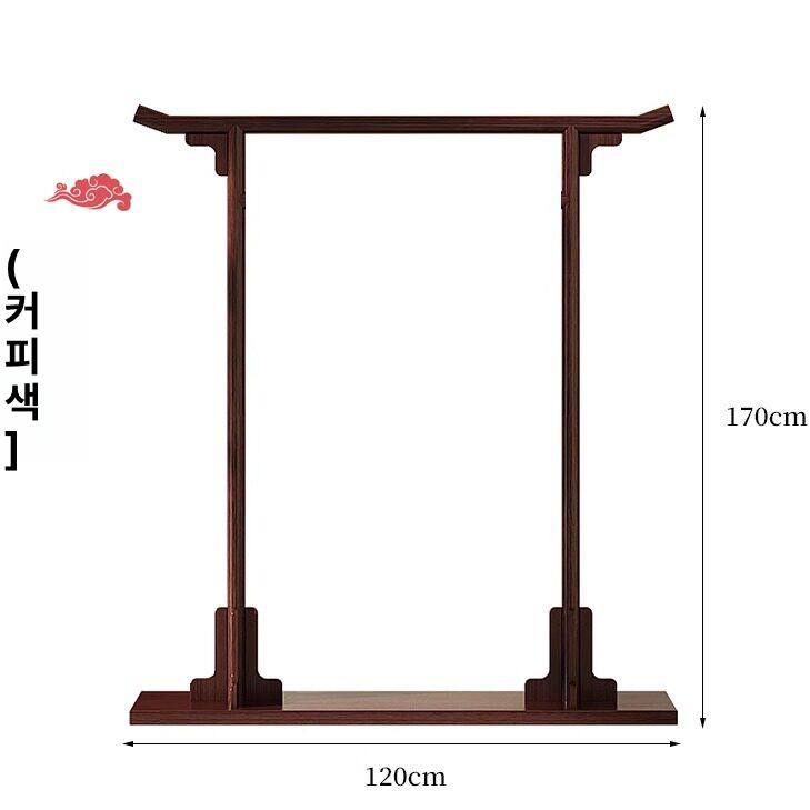 원목 수납 옷걸이 이동식 바지걸이 침실 거실 옷정리 세로형 선반 걸이 - 상세 이미지 5