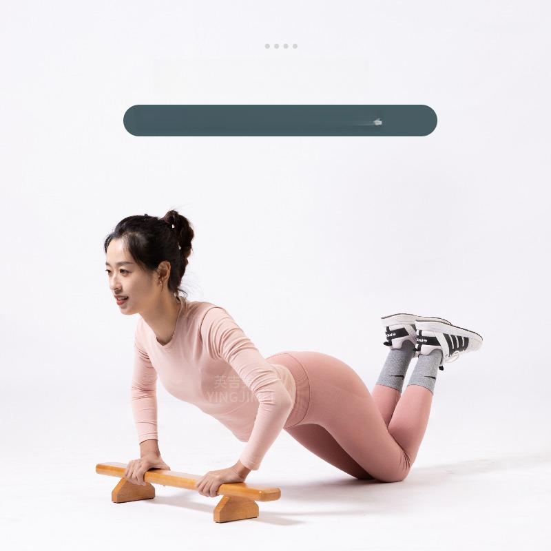 원목 쉐나보드 헬스 발목 운동기구 팔굽혀펴기 필라테스 푸쉬업바 스트레칭 크로스핏 - 상세 이미지 2