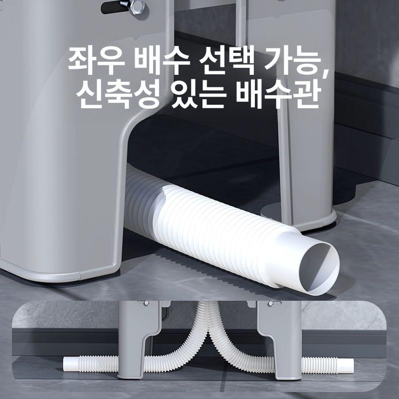 학교 걸레 수동 배수 세척통 화장실 청소용 마대 40리터 - 상세 이미지 5